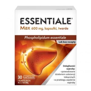 Essentiale MAX 600mg 健肝素 30粒(加強版) 平行進口商品 [到期日:2027年4月]